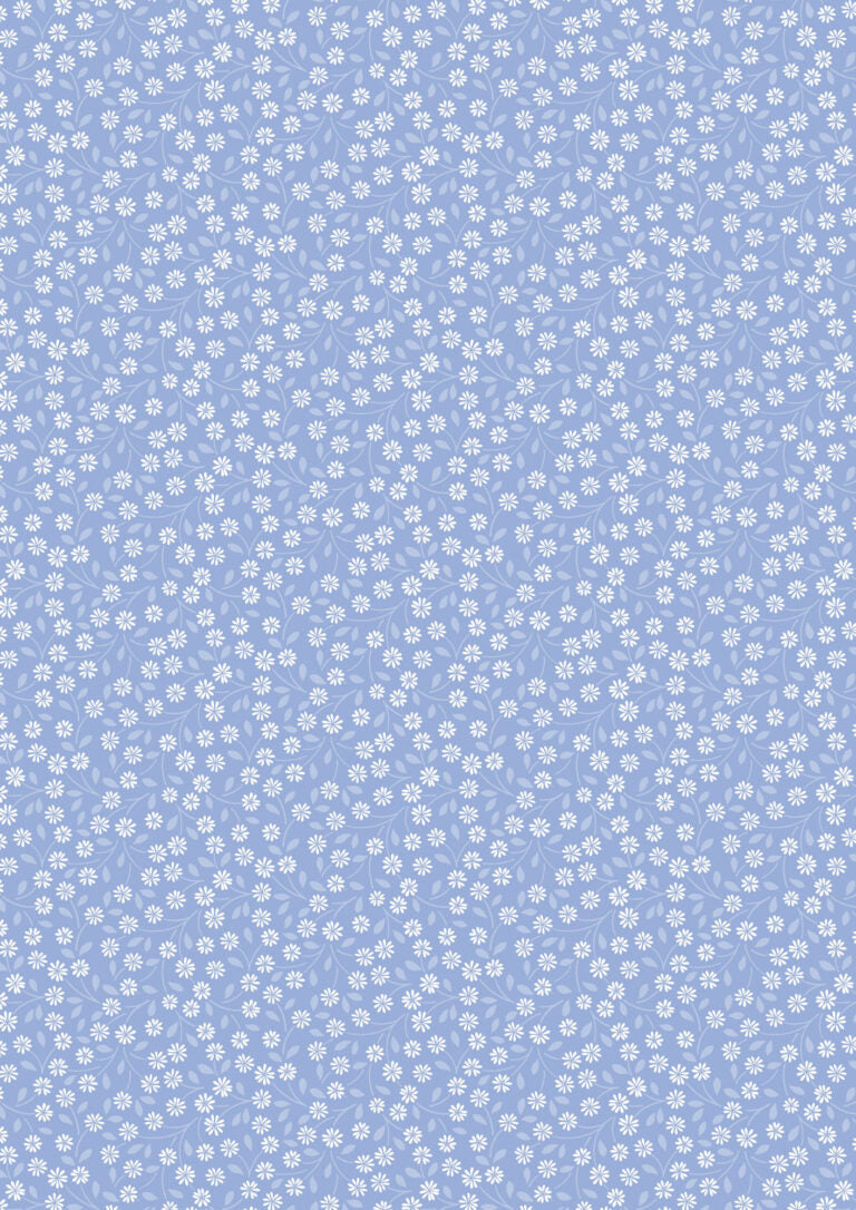Forever Blooms - Interlaced Blossoms - Blue