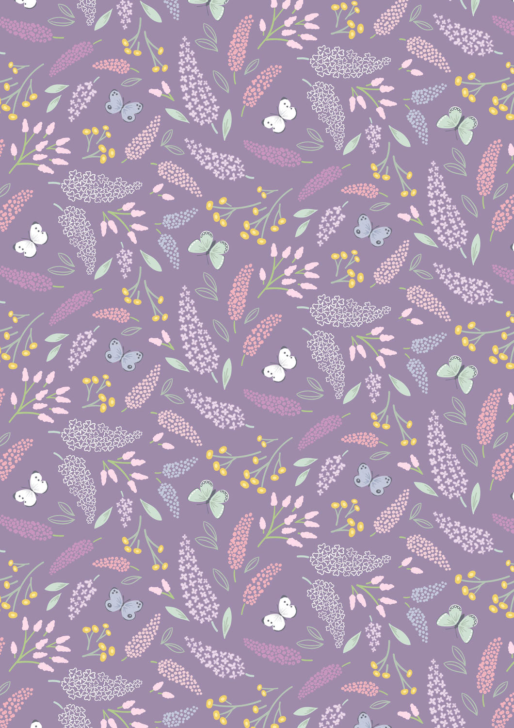 Spring Symphony- Dusky Dark Purple