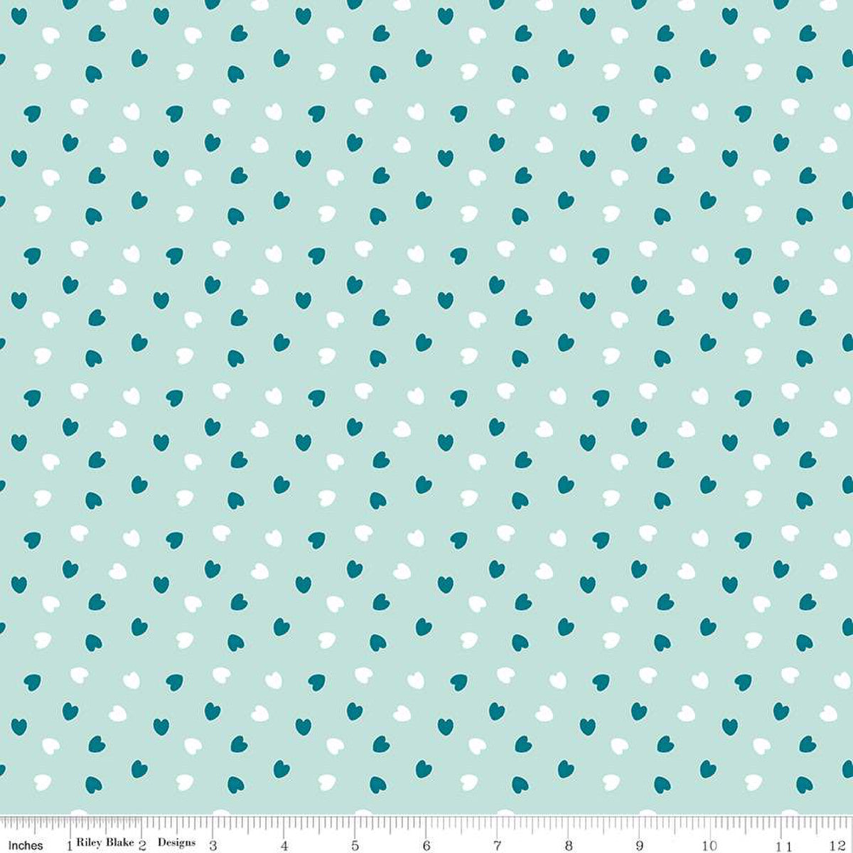 Flannel Make A Pretty Life Hearts Mint