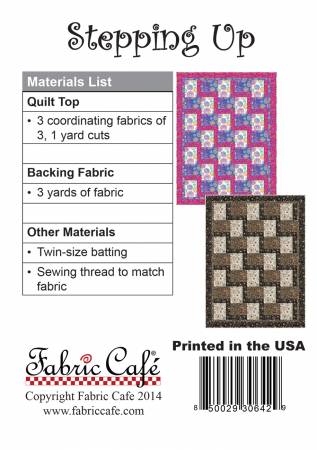 Three Yard Quilt Pattern - Stepping Up