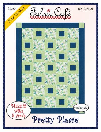 Three Yard Quilt Pattern - Pretty  Please