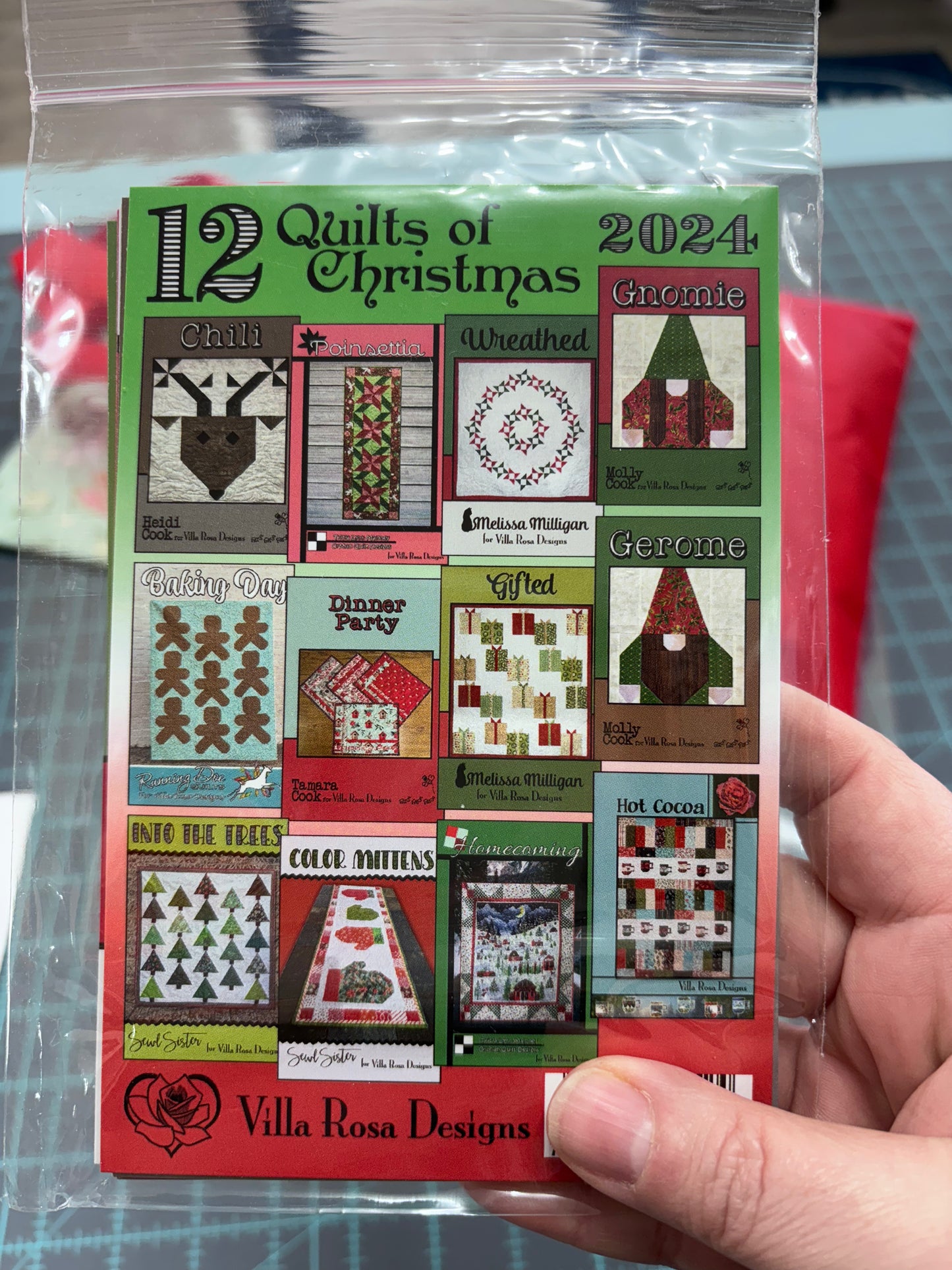 12 Quilts of Christmas Villa Rosa Patterns