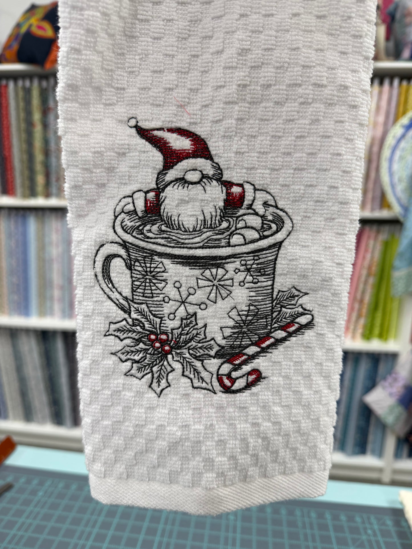 Embroidered Towel Make and Take - Christmas 1 Addition November 17th 11-4pm