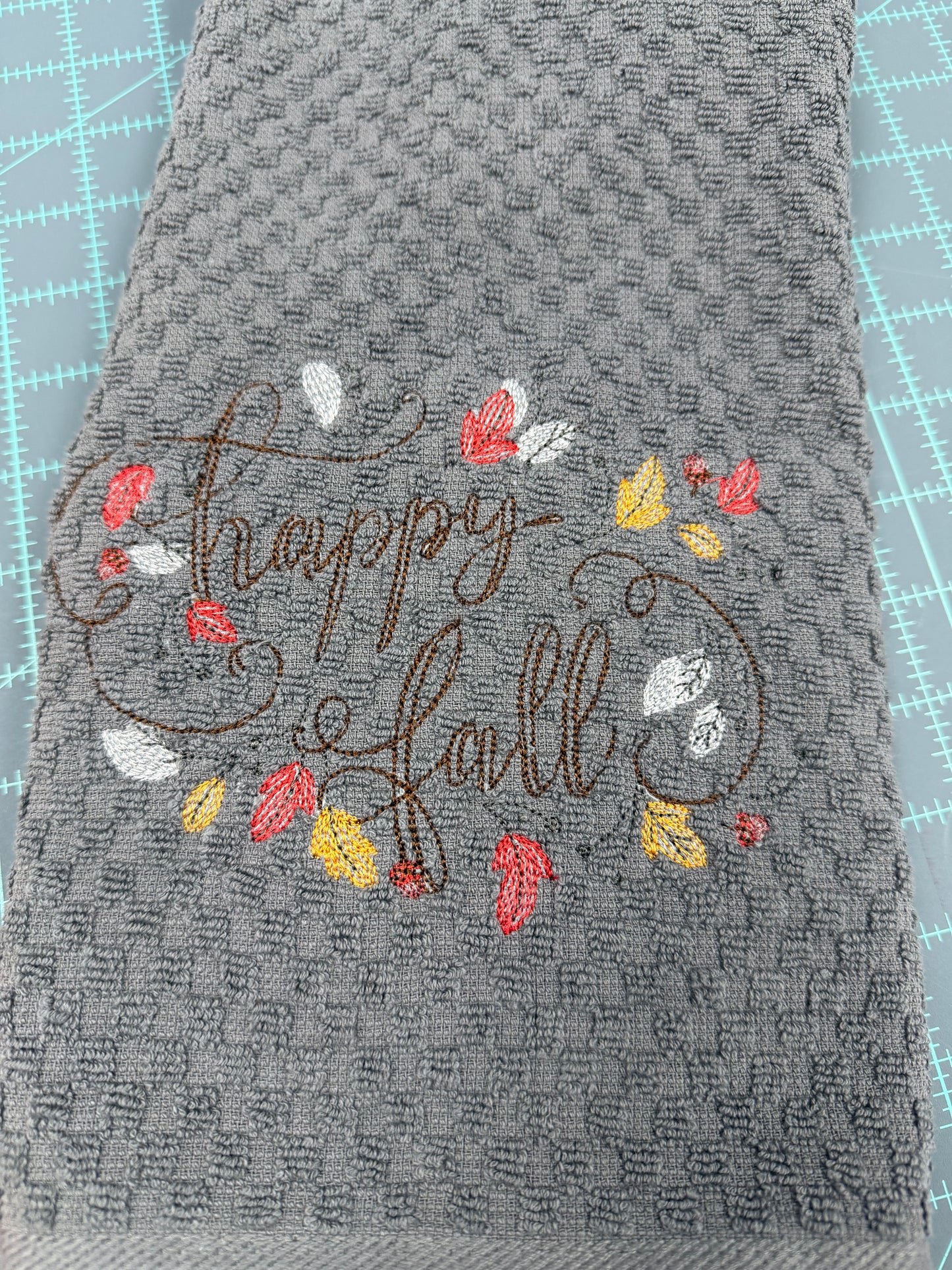 Embroidered Towel Make and Take - Fall Addition October 23rd 11-4pm