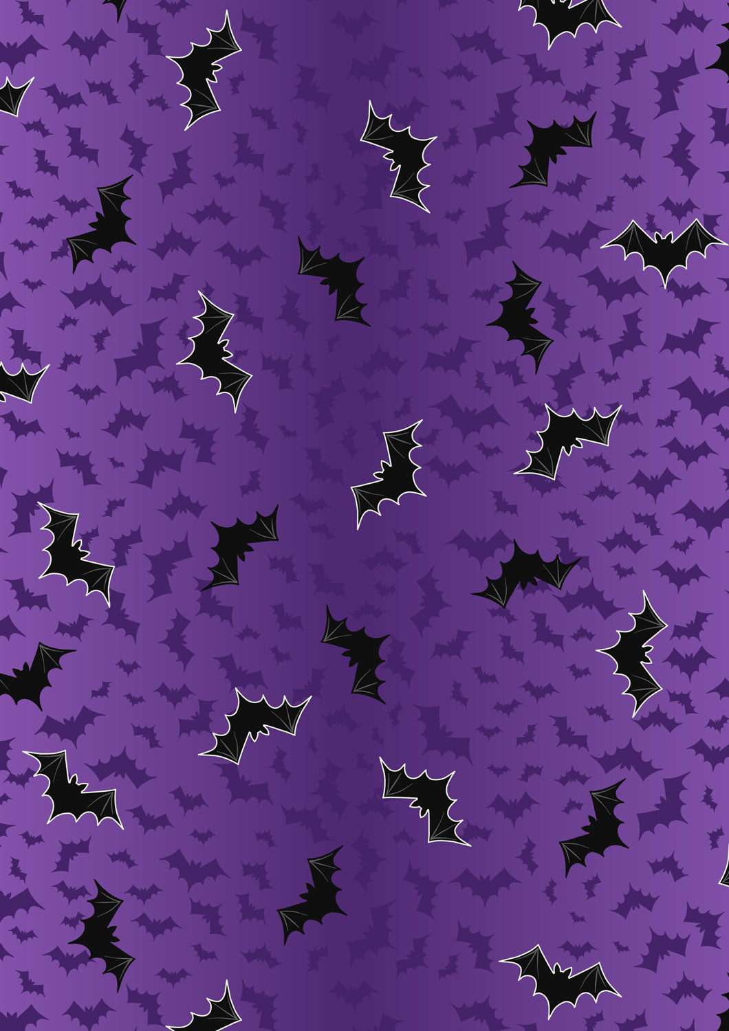 Transylvania Glow - Bat Ombre Purple