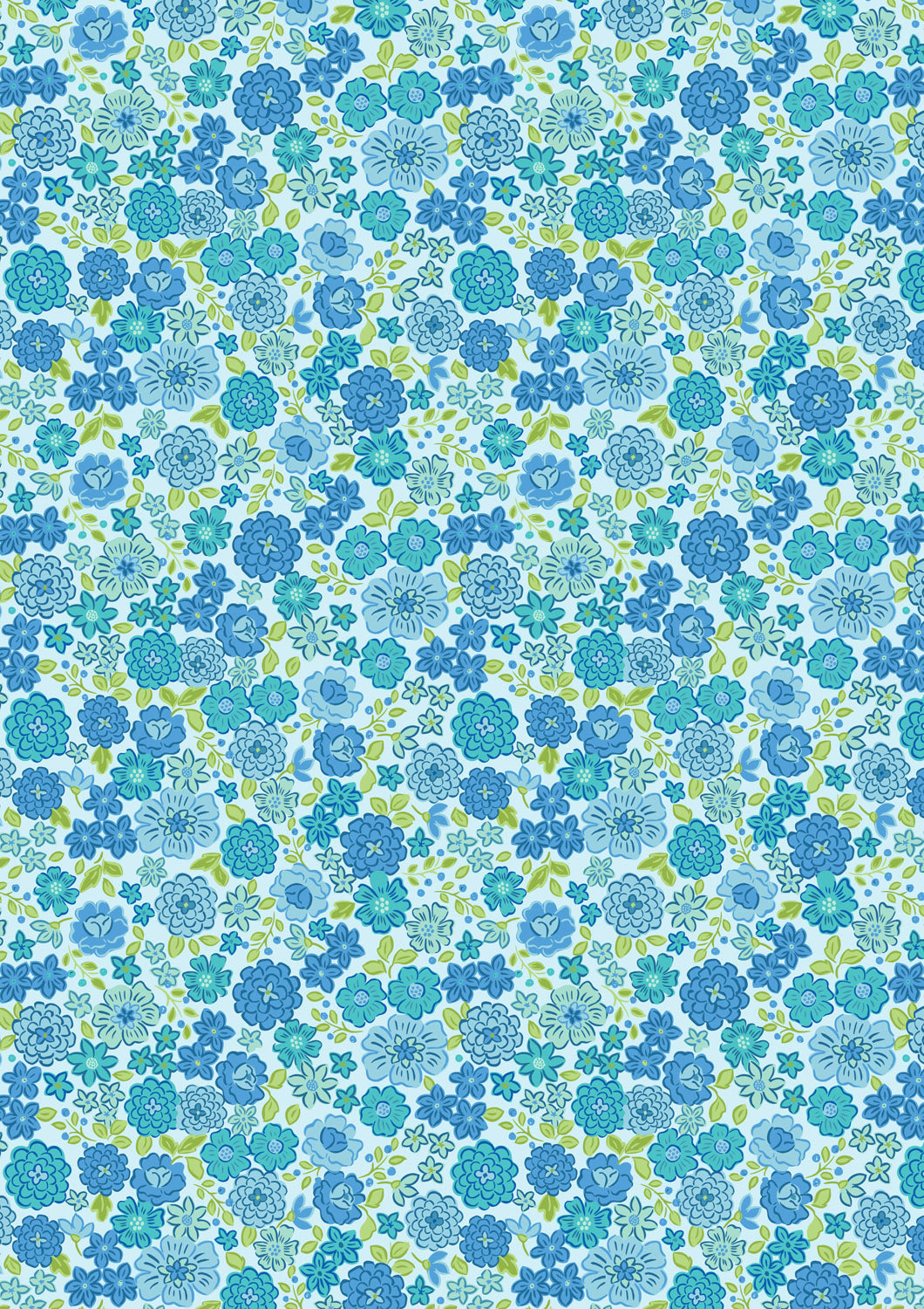 Boho Blooms - Terrific Turquoise