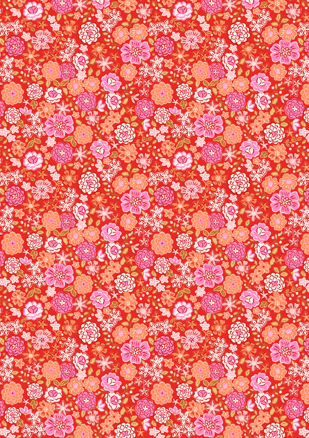 Boho Blooms - Summer Red