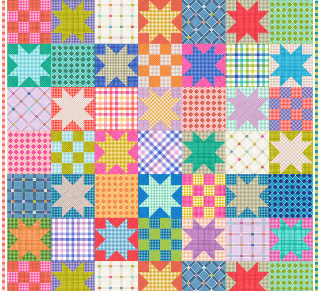 Patchwork Joy - Patchwork Joy 6 Inch Flower Squares