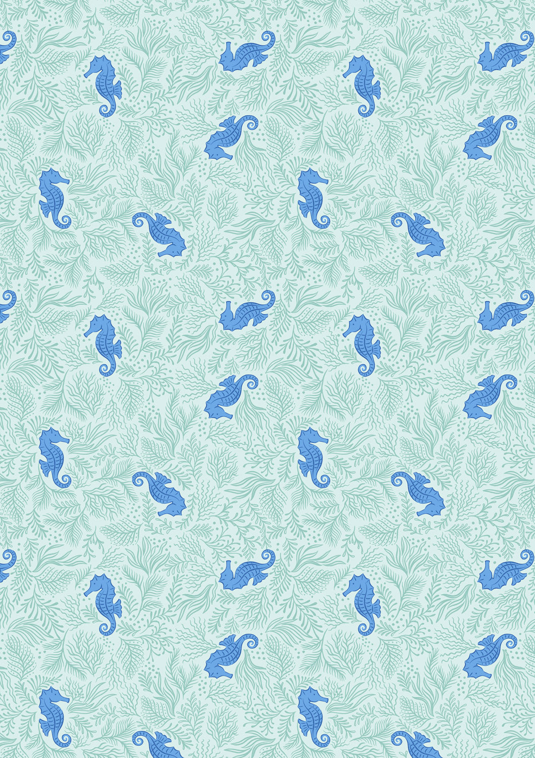 Seas The Day - Seahorses on Seaweed