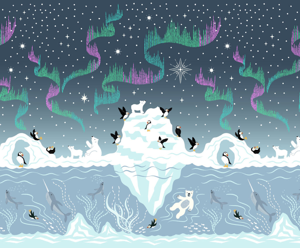 Where The Sky Dances - Double Edge Border (With Pearl)