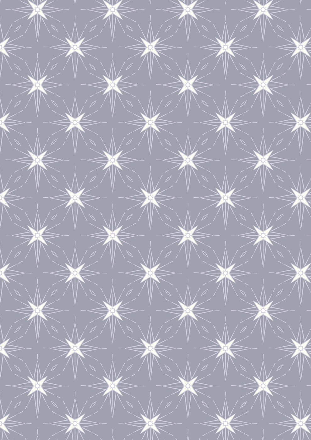 Where The Sky Dances - North Star On Warm Grey (With Pearl)