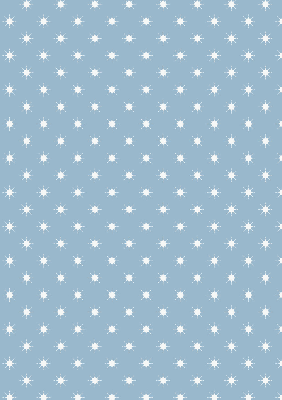 Where The Sky Dances - Little Stars on Blue Grey (With Pearl)