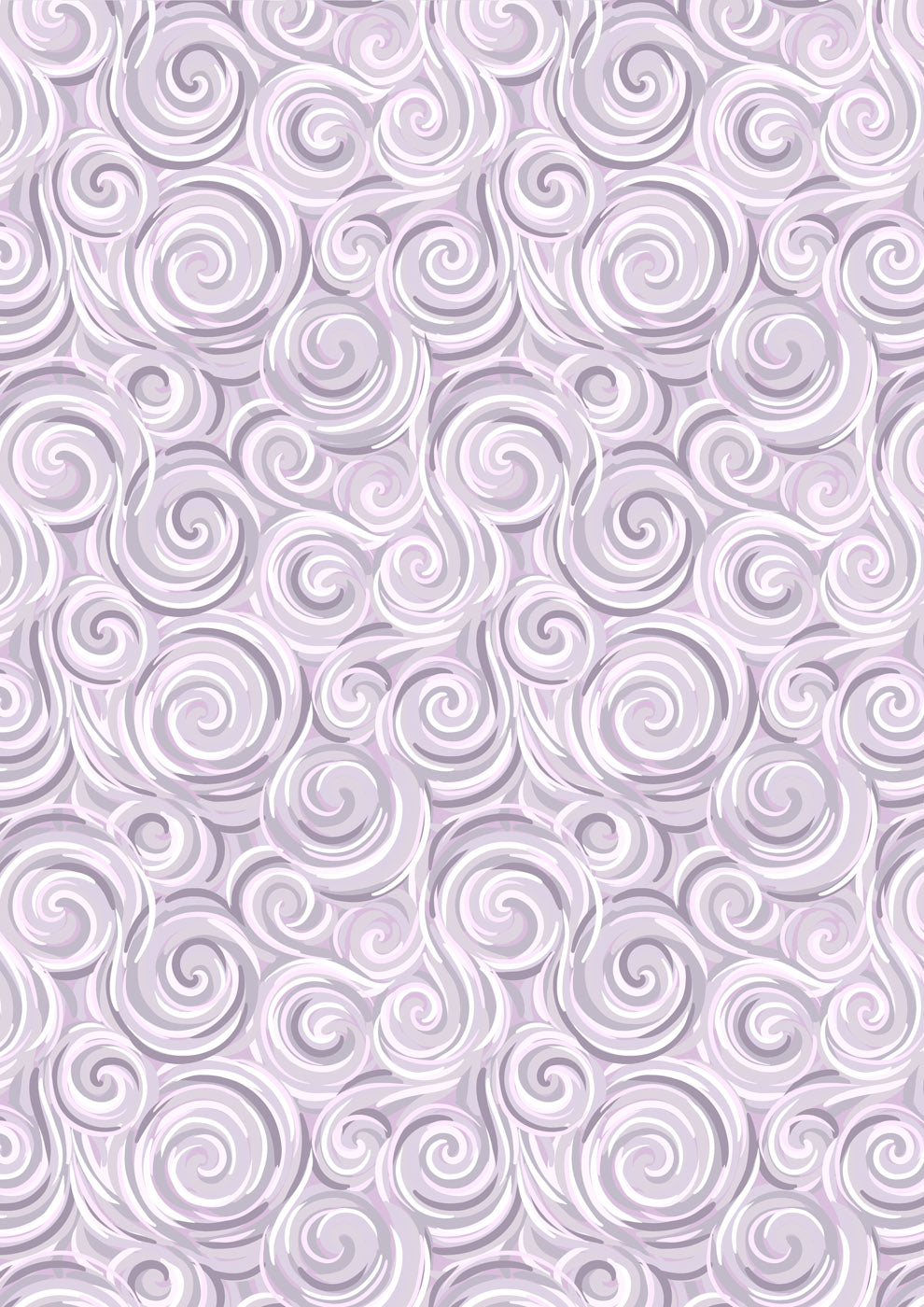 Where The Sky Dances - Northern Lights Swirl Warm Lilac (With Pearl)