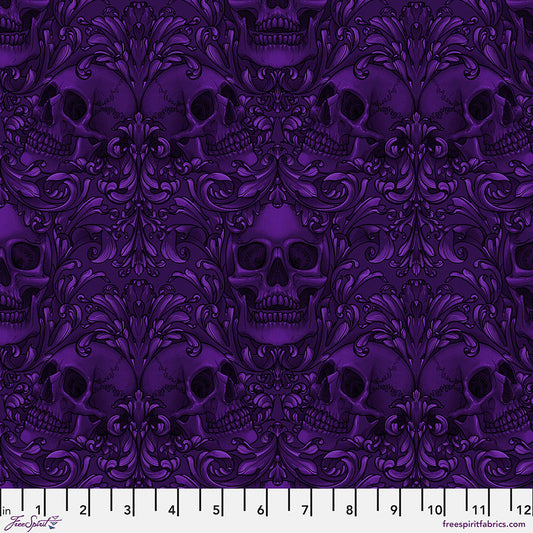 Mystic Moonlight - Skull Damask