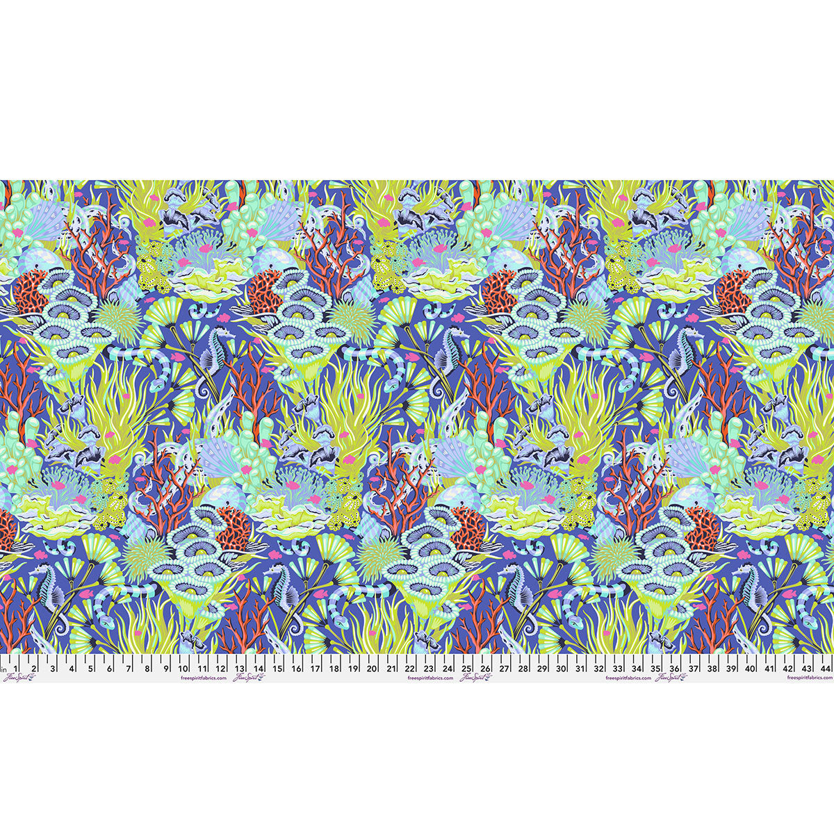 Floral Reef - Reef What You Sew - Marine