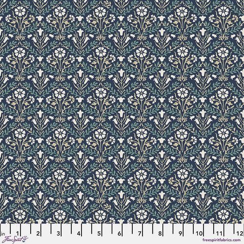 Buttermere Collection - Bellflowers - Navy