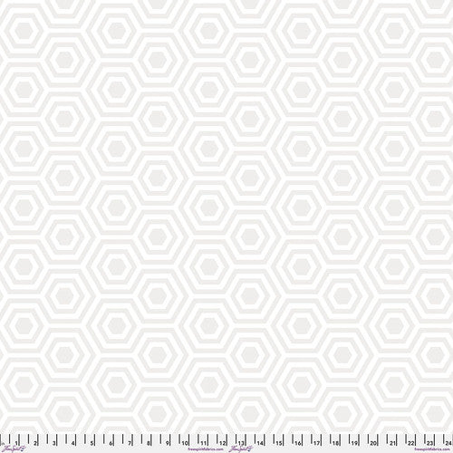 Backing Fabric - Hexy XL - Snowfall || Tula's True Colors Quilt Backs