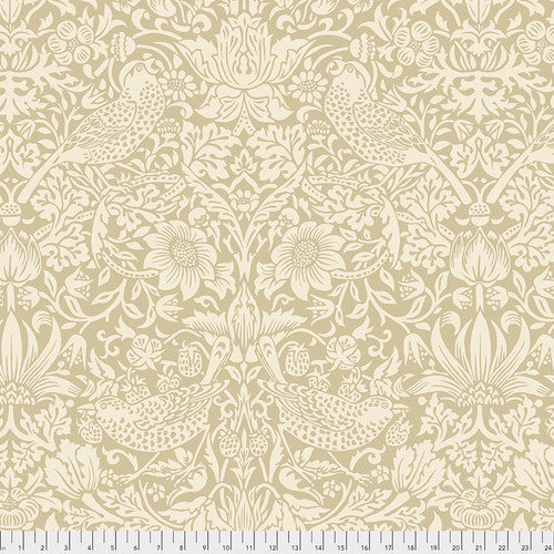 Backing Fabric - Strawberry Thief - Linen || The Original Morris & Co.