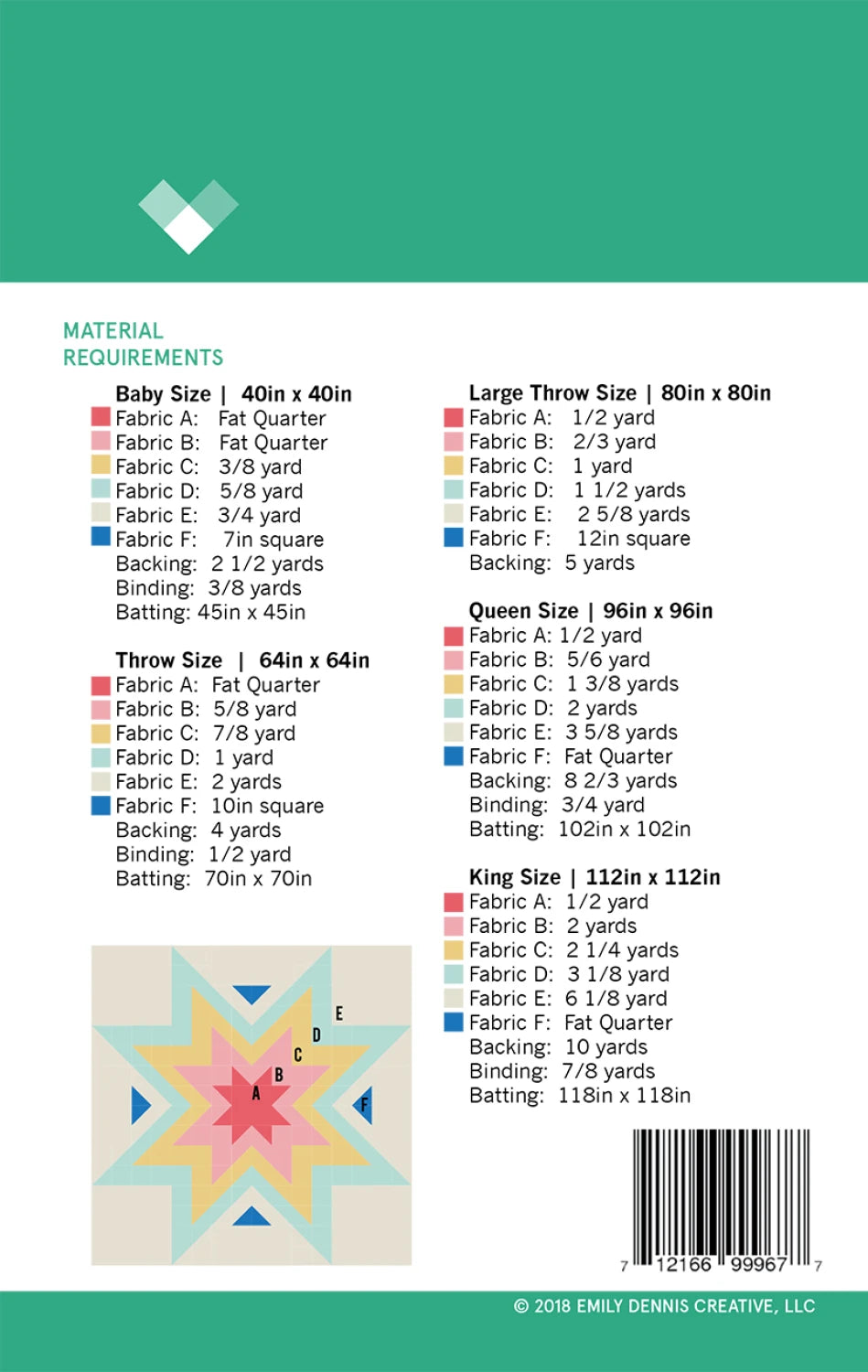 Expanding Stars Quilt Pattern