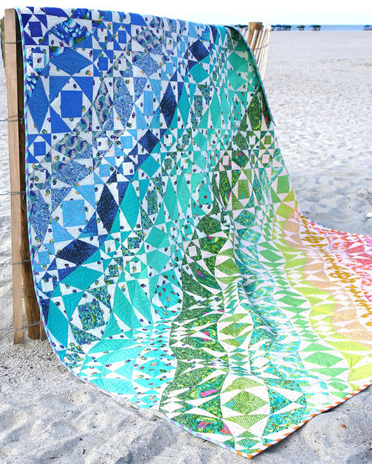 Rainbow Waves Quilt Pattern - Free PDF by Tula Pink
