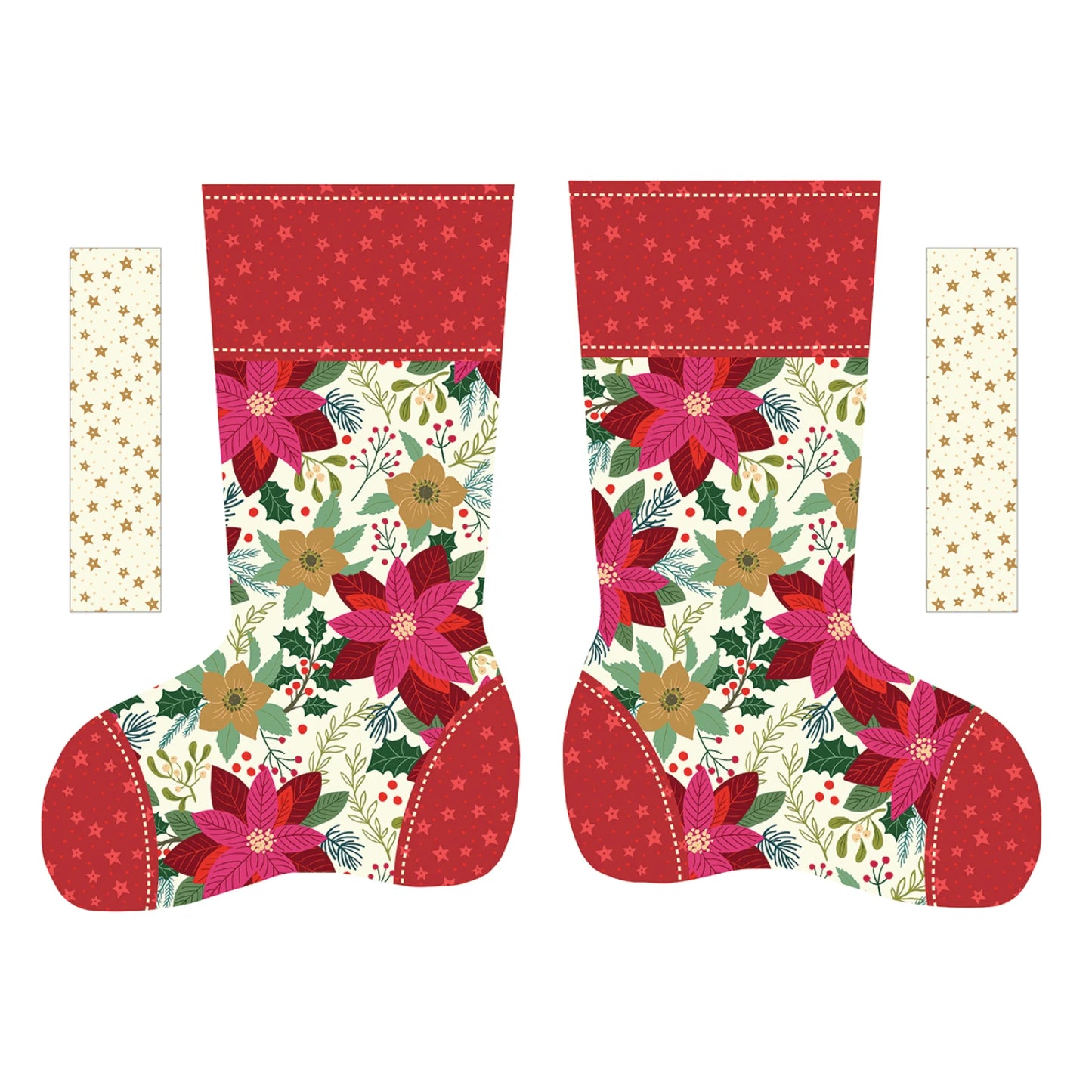 All is Bright - 1 yard stocking panel