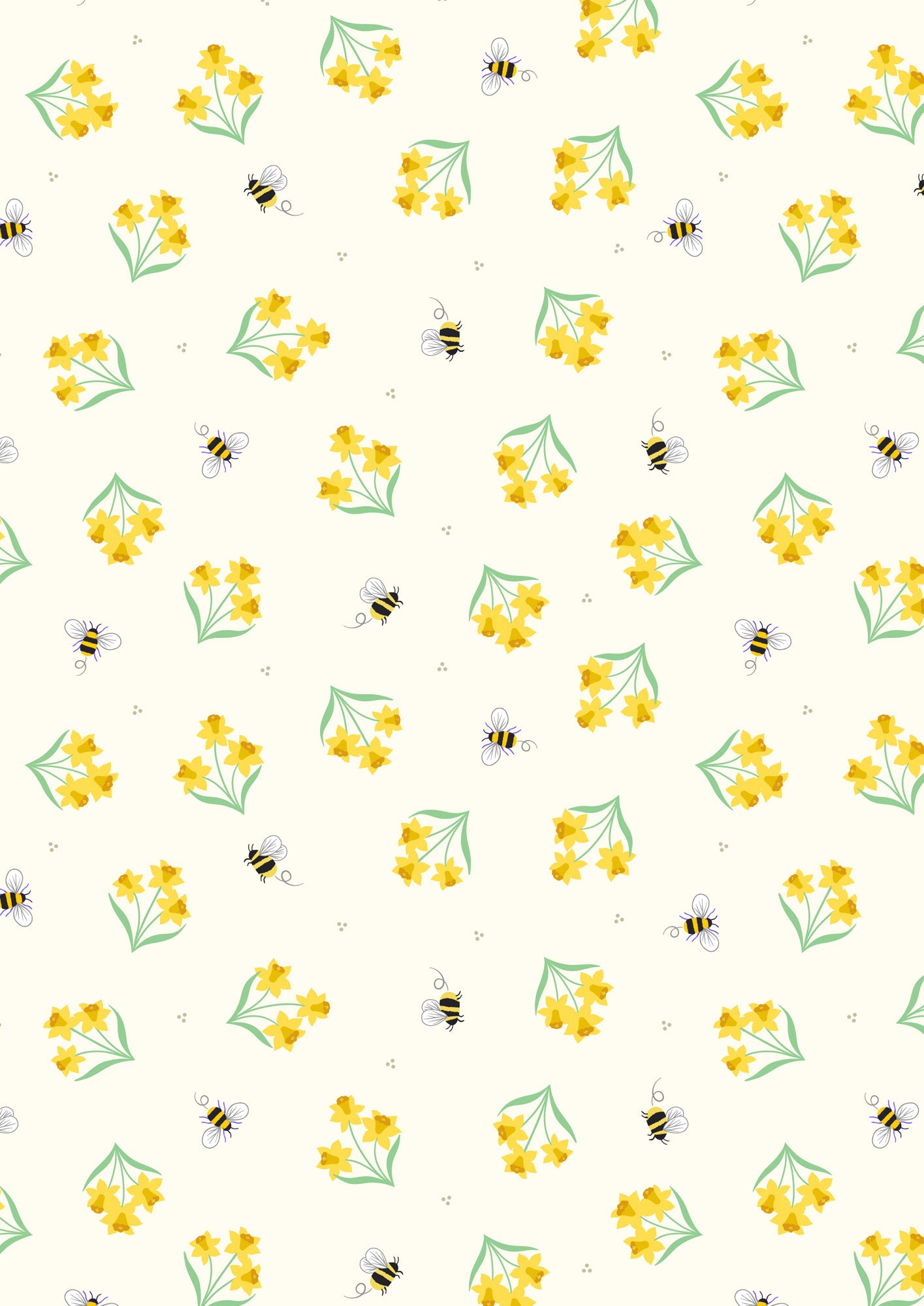Small Things Country Garden -Small Things Bees and Daffodils