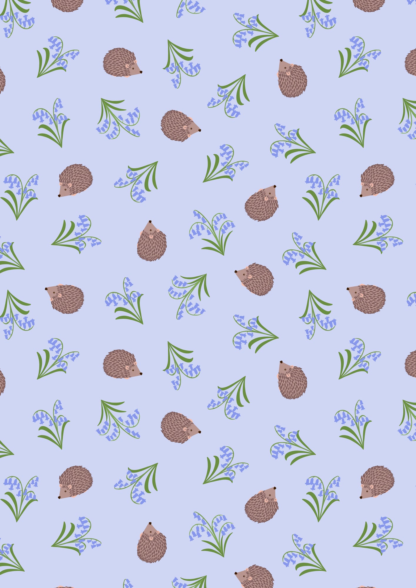 Small Things Country Garden -Small Things Hedgehogs and Bluebells