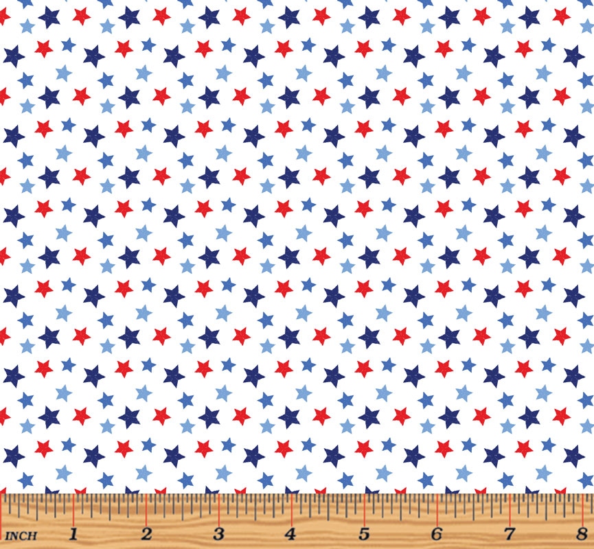 Patriotic Stars White loop