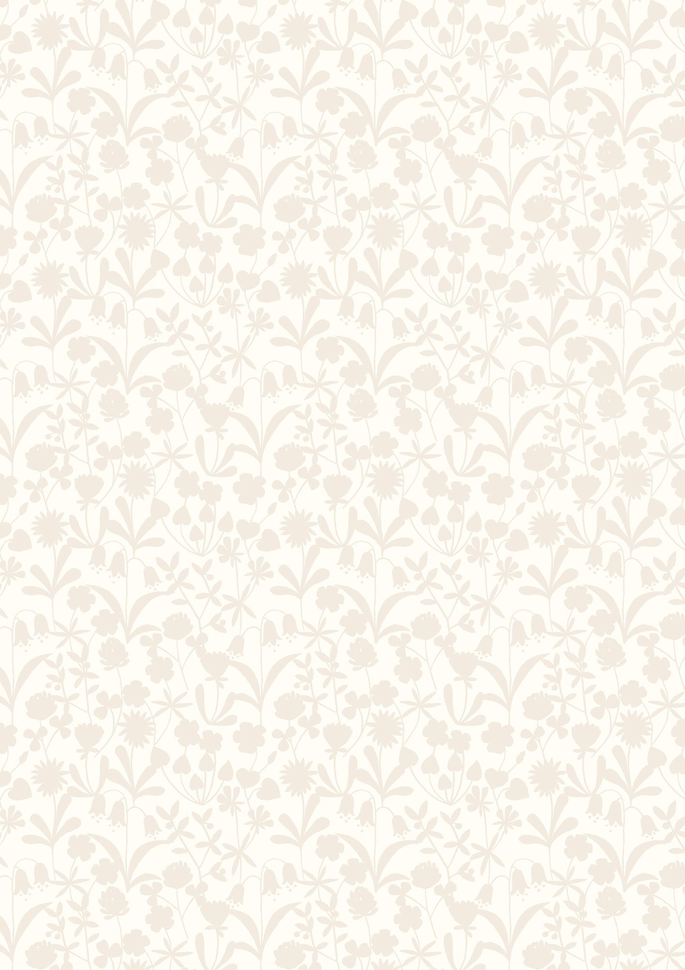 Tiny Tonals - Cream on Cream Wildflowers