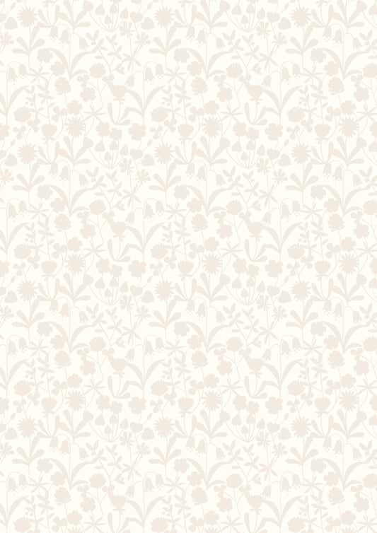 Tiny Tonals - Cream on Cream Wildflowers