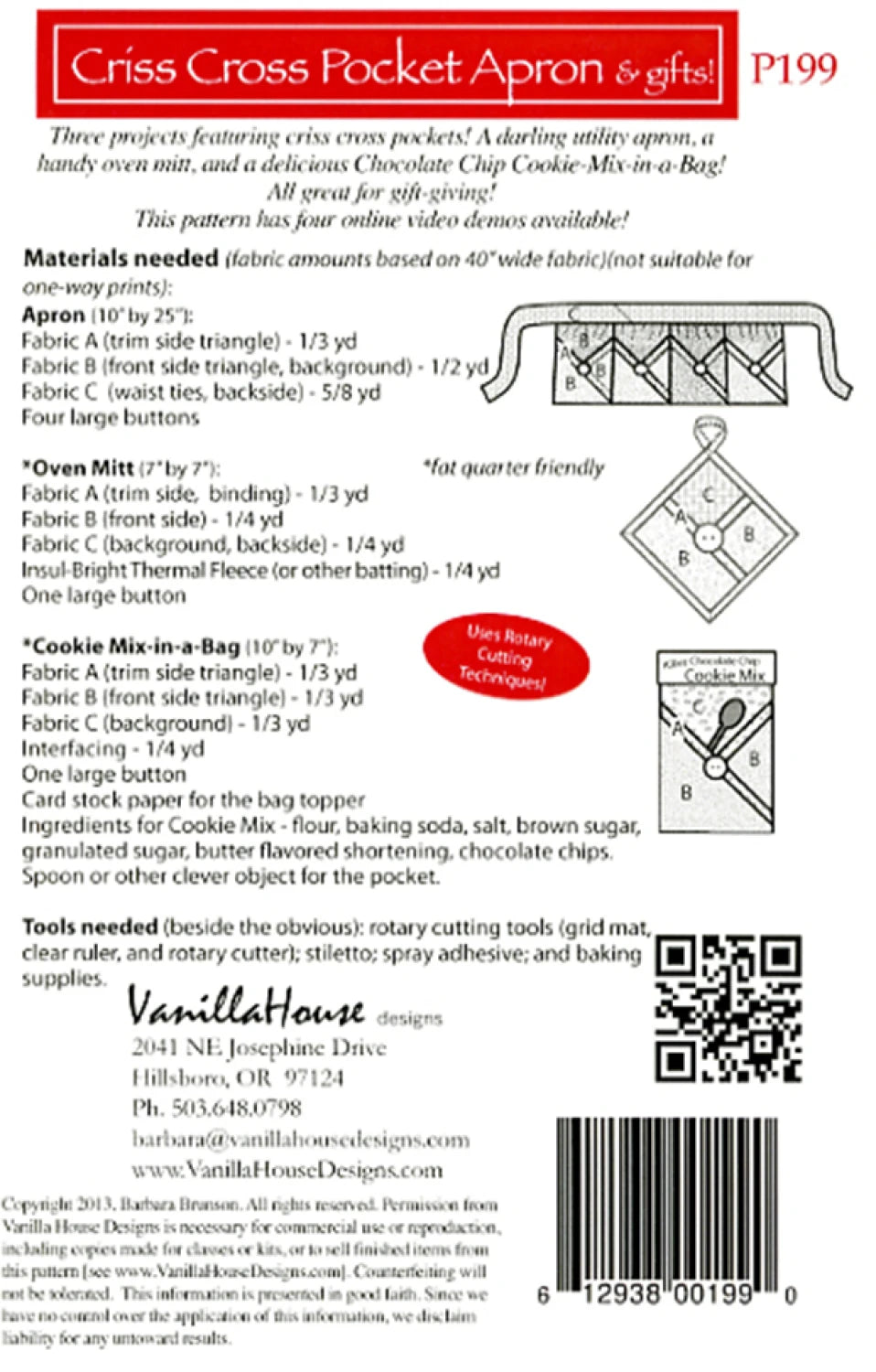 Criss Cross Pocket Apron & Gifts