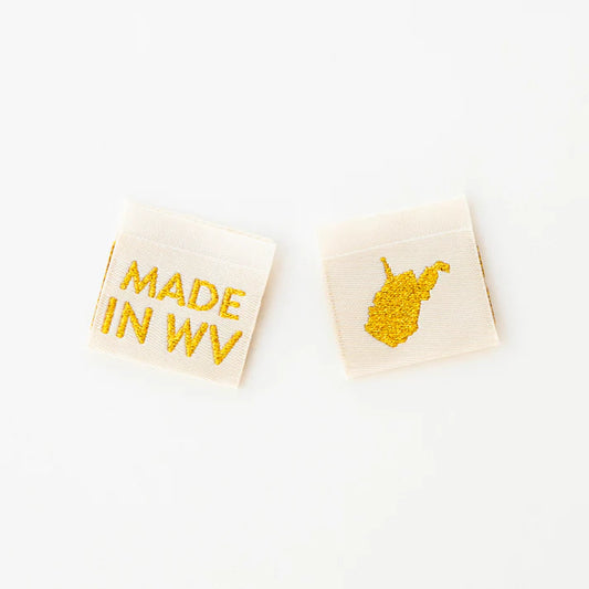 Made in WV Woven Labels