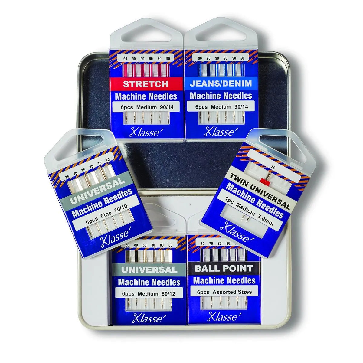 Klasse 6PC Garment Maker Needle Variety Tin