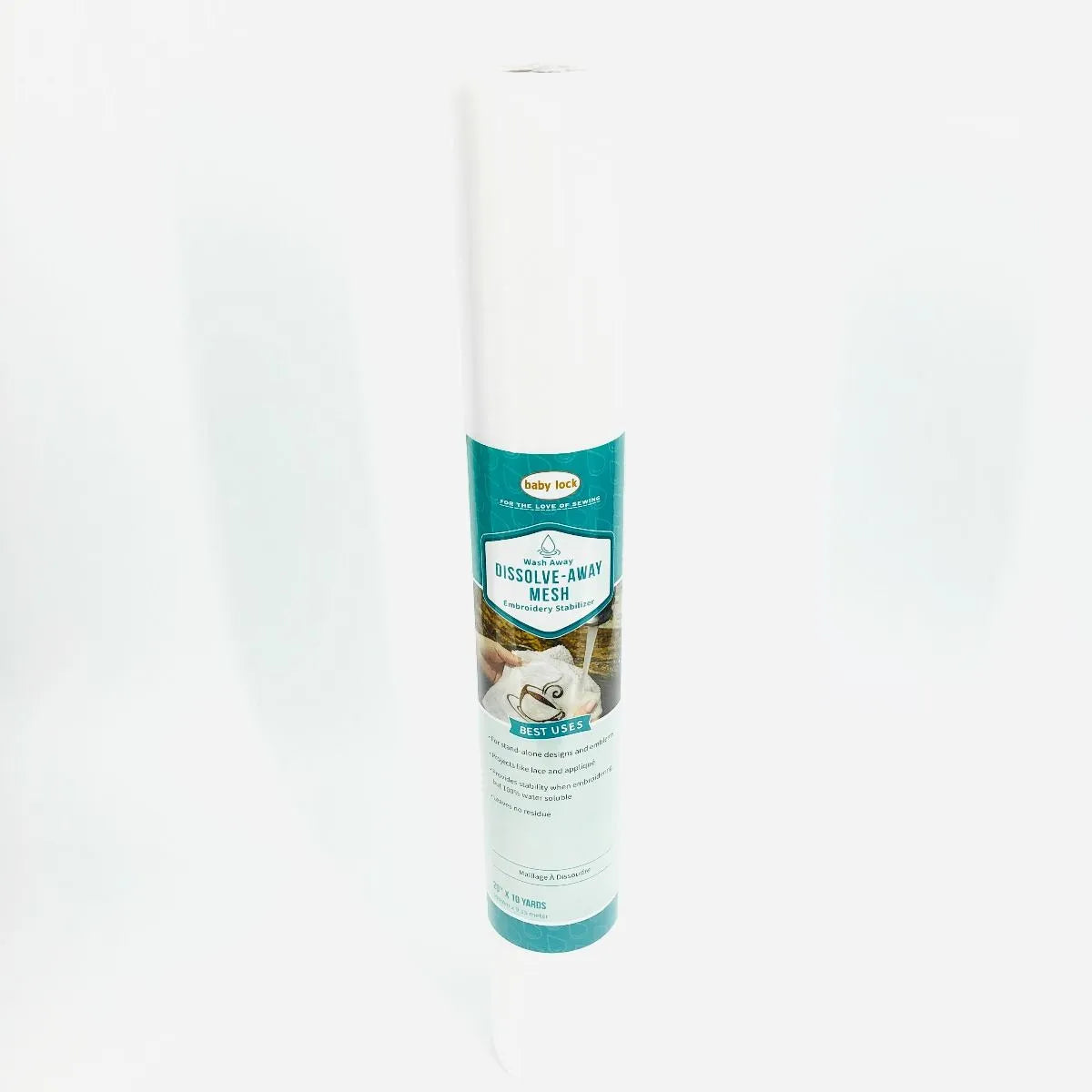 Baby Lock Dissolve Away Mesh Backing Stabilizer 20 x 10