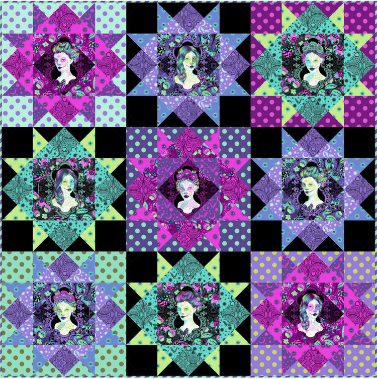 Family Portrait Quilt Pattern - Free PDF by Tula Pink