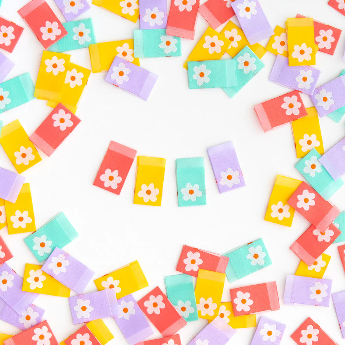 Daisy Multipack Woven Labels