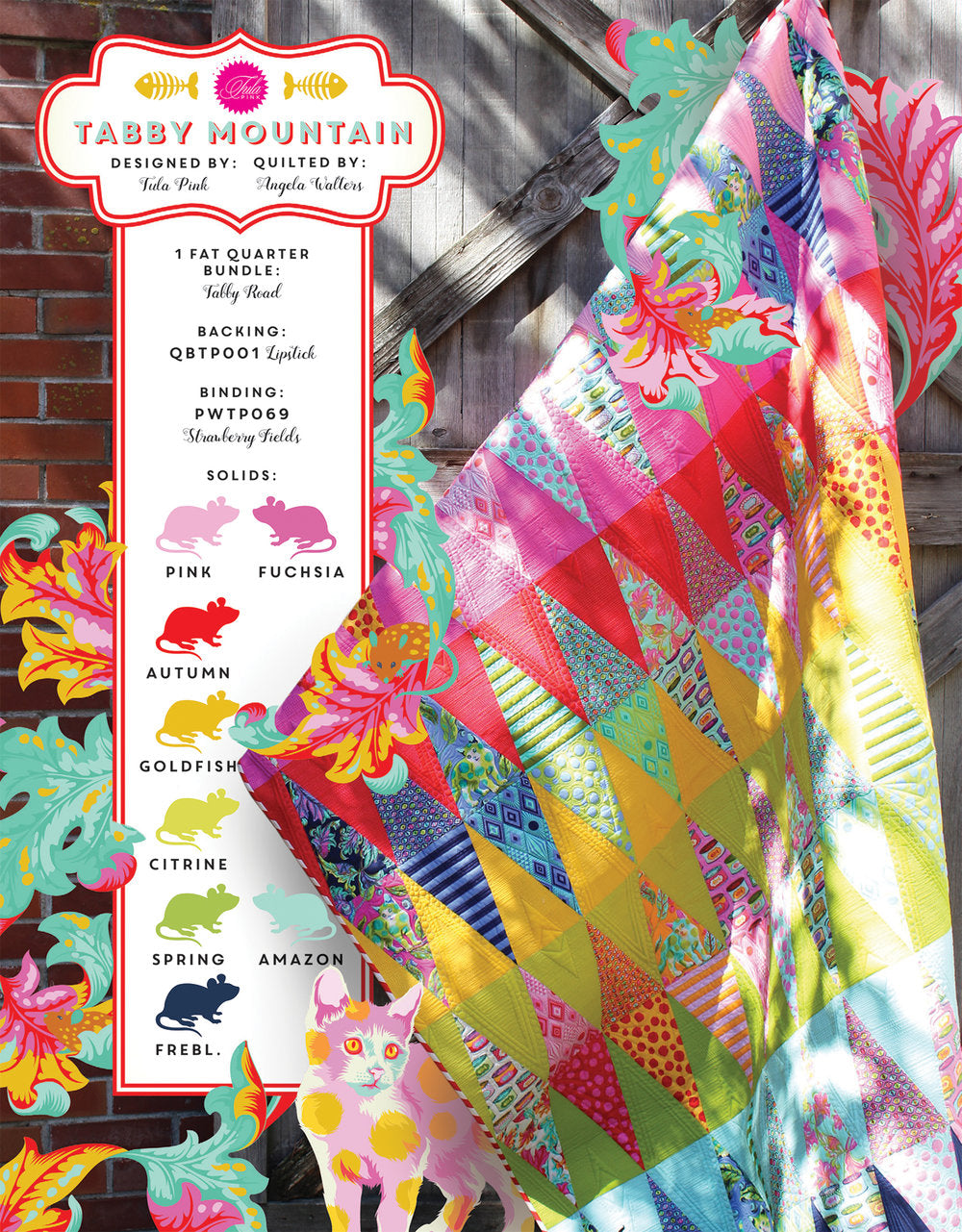 Tabby Mountain Quilt Pattern - Free PDF by Tula Pink