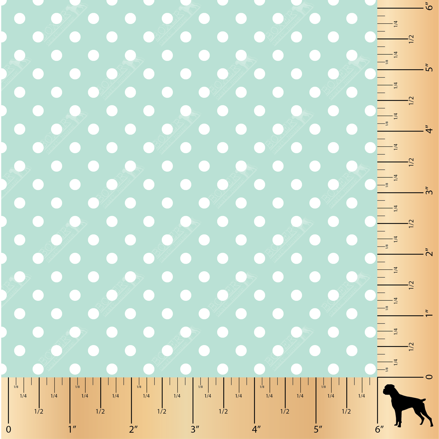 Dots 3/16" - Light Mint