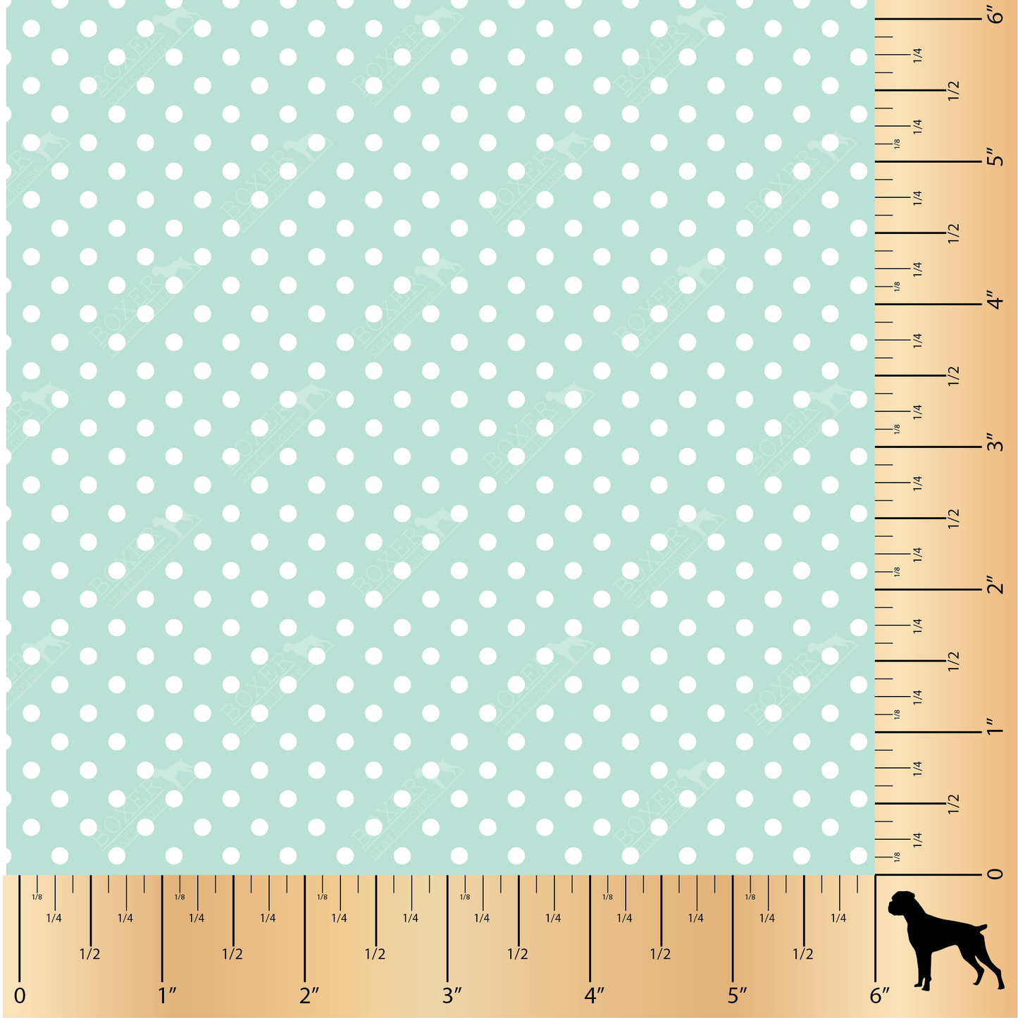 Dots 1/8" - Light Mint