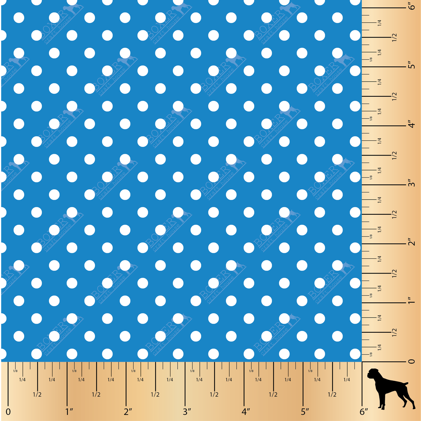 Dots 3/16" - Blue