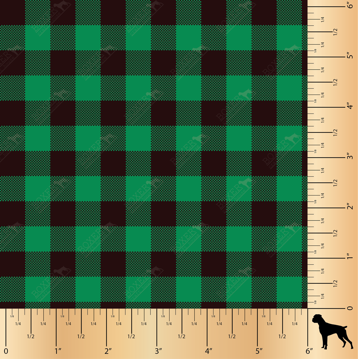 Green Bee - Buffalo Plaid - 1/2"