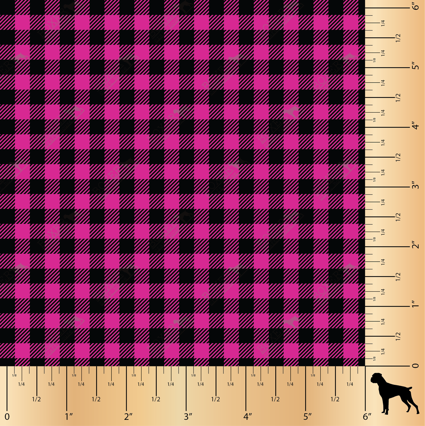 Pink - Buffalo Plaid Diagonal 1/4"