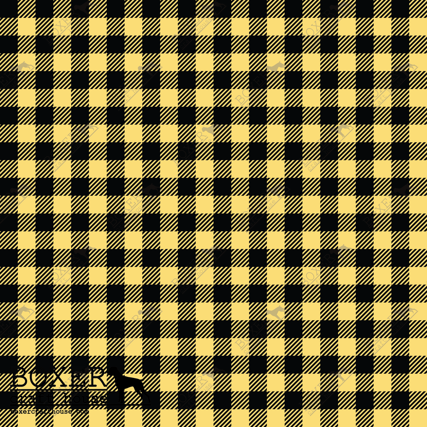 Daisy Floret - Buffalo Plaid Diagonal 1/4"
