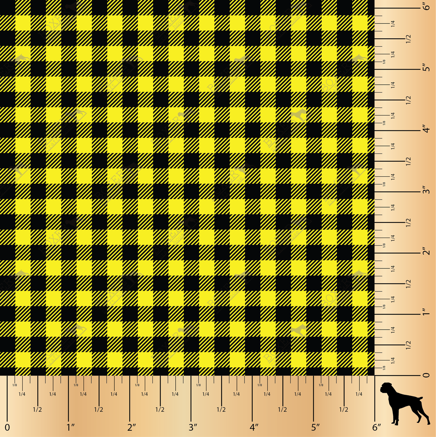 Yellow - Buffalo Plaid Diagonal 1/4"