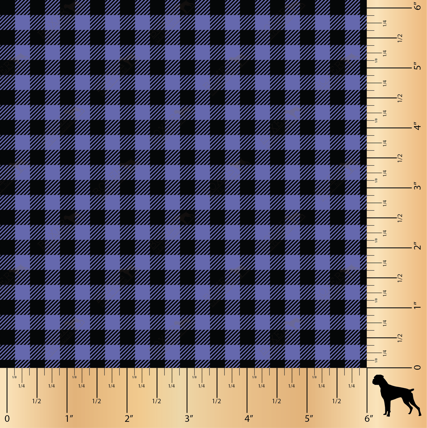 Very Peri - Buffalo Plaid Diagonal 1/4"