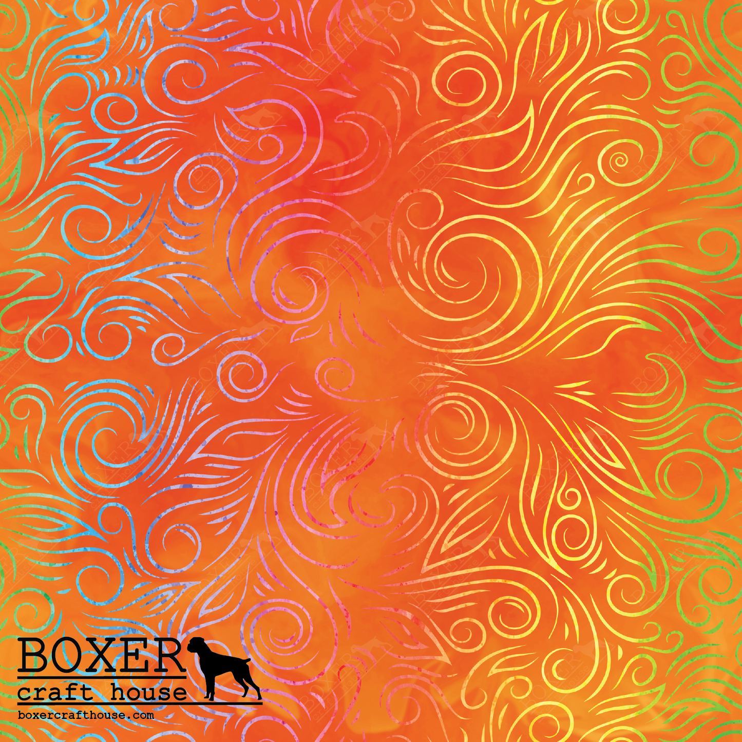 PSV Patterns - Fire Orange - Leaves