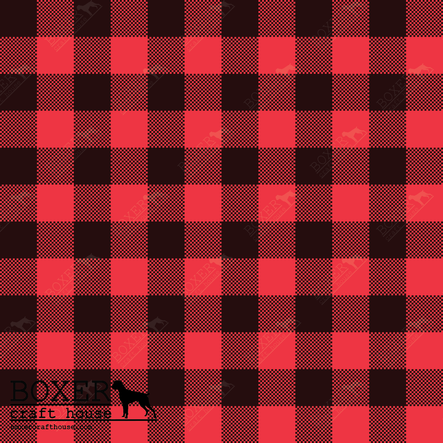 Buffalo Plaid 1.2 Square Red
