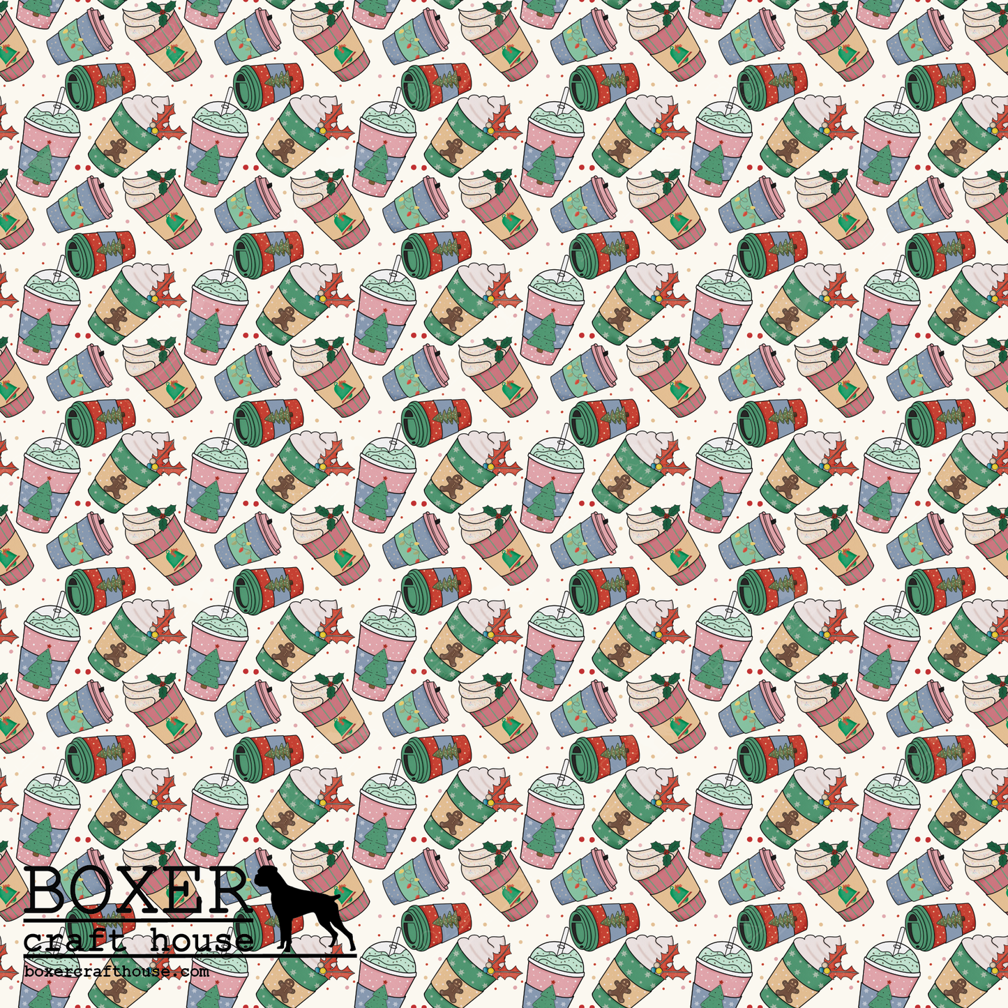 Holiday Coffee - Pattern Two
