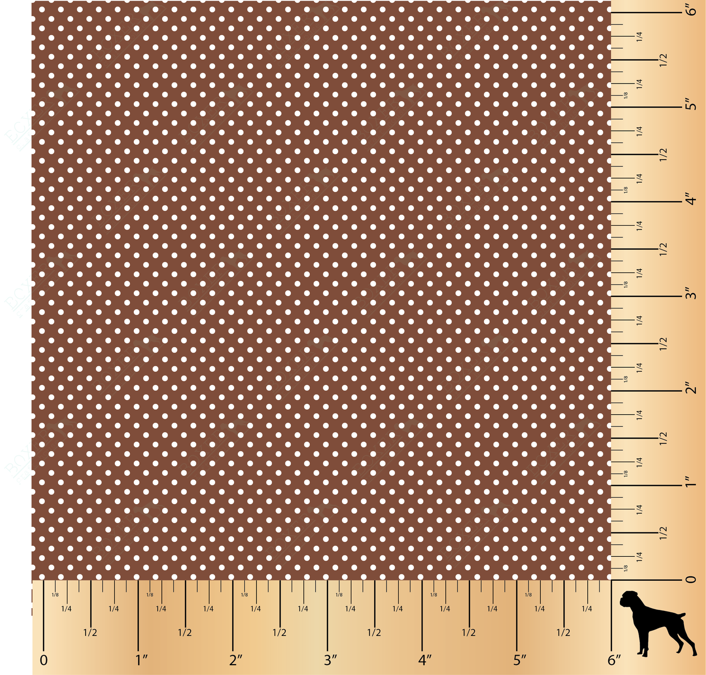 Dots 1/16" - Cocoa