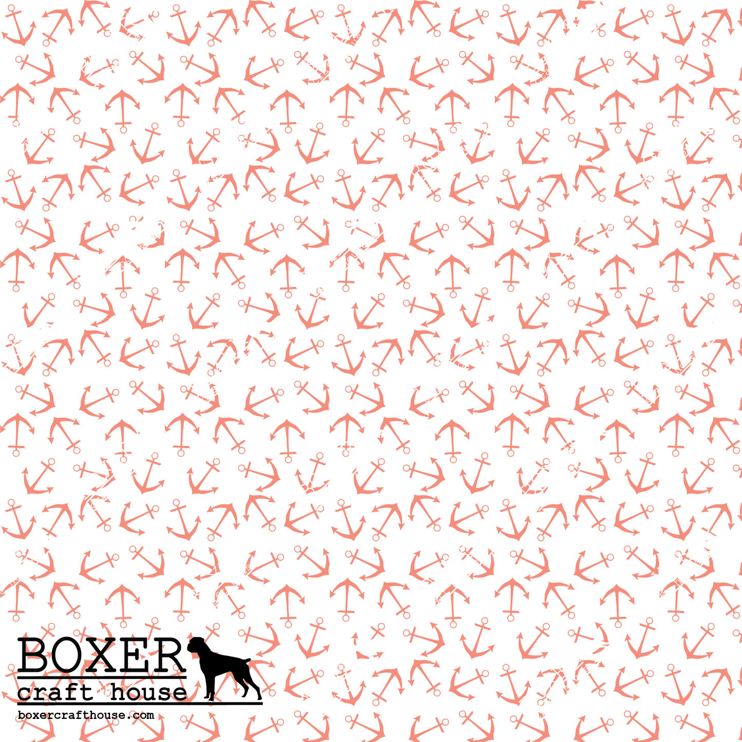 Coastal Patterns Anchors Coral SMALL